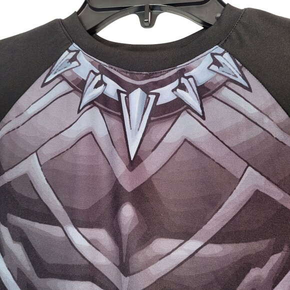 Marvel Avengers Boy's Black Panther Short Sleeve Graphic T-Shirt Black Size 5/6 - Picture 3 of 7